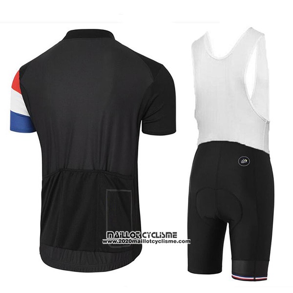 2017 Maillot Ciclismo Coq Sportif Tour de France Noir Manches Courtes et Cuissard